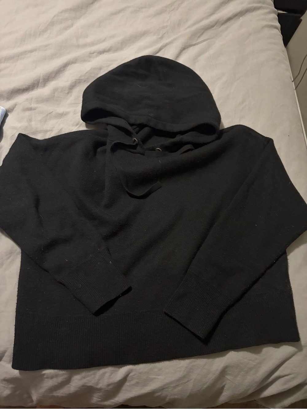 Dynamite Black Hooded Women's Knit Sweater